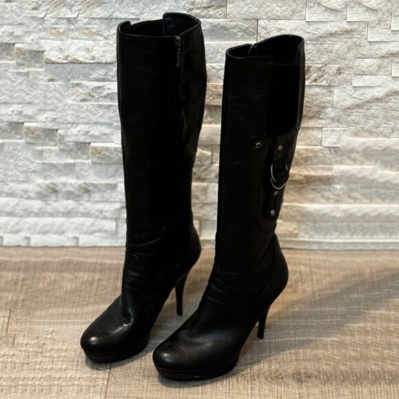 GUESS High Heeled Platform Boots - SIZE 8.5 - Picture 2 of 9